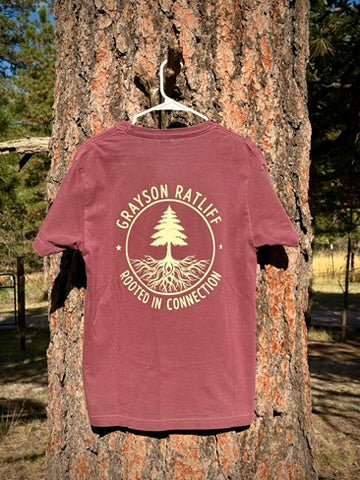 Rooted In Connection – Premium Tee (Washed Red)