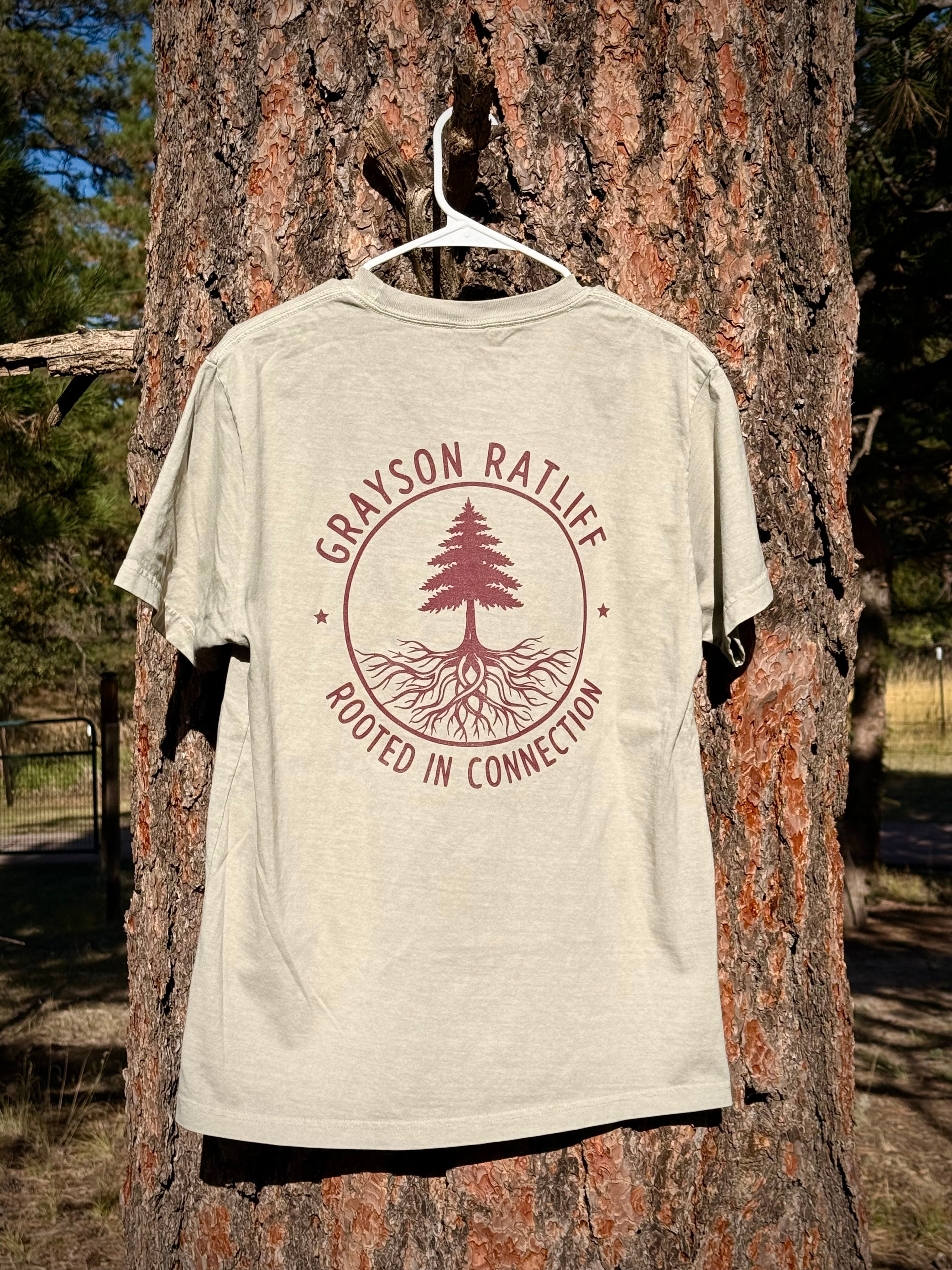 Rooted In Connection – Premium Tee (Washed Thyme)